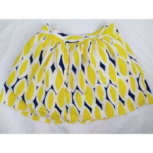 KAARI BLUE Geometric yellow/dark blue Skirt size 10